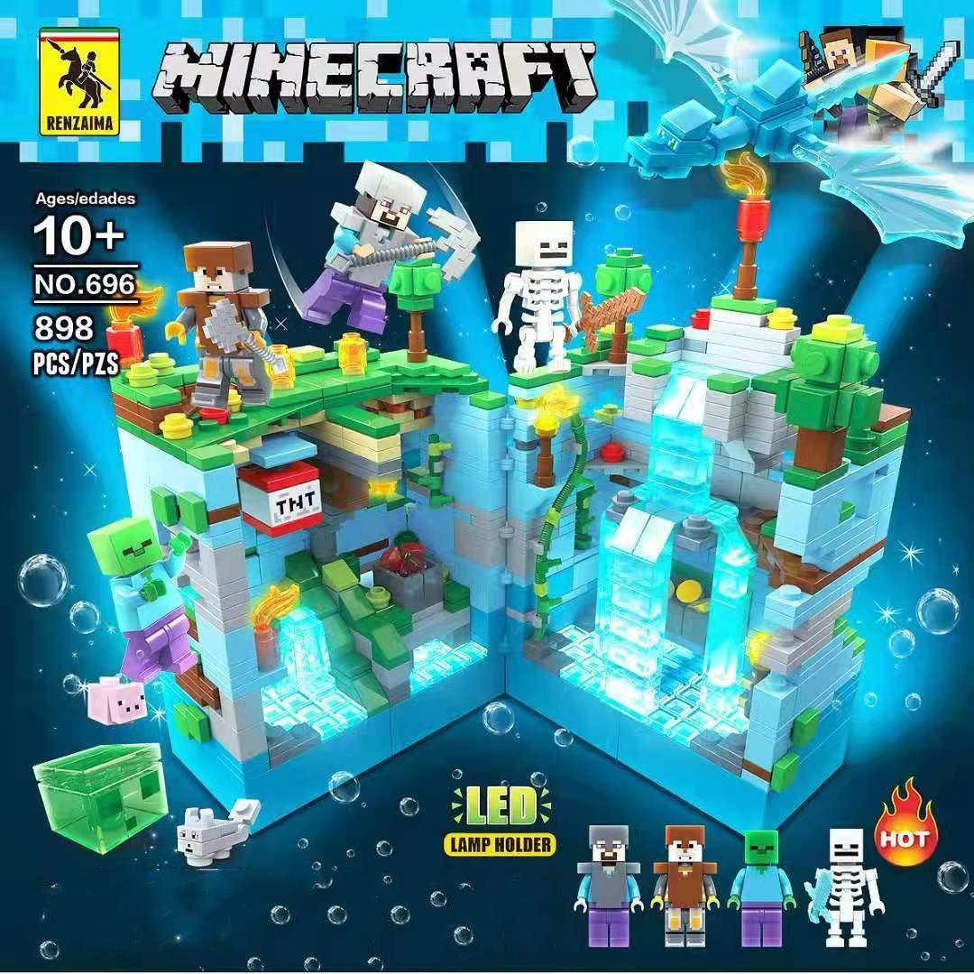 Game Minecraft Scenes Lighting Building Blocks