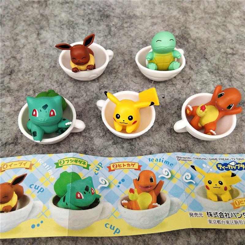 Pokemon Tea Cup Time Mascot Mini Gashapon