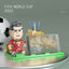 2022 World Cup Pen Holder Cristiano Ronaldo Cell Phone Bracket Dual-use Building Blocks P2174