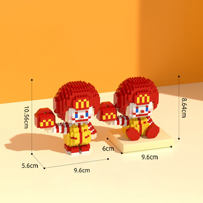 McDonald and KFC Miniature Particle Building Blocks
