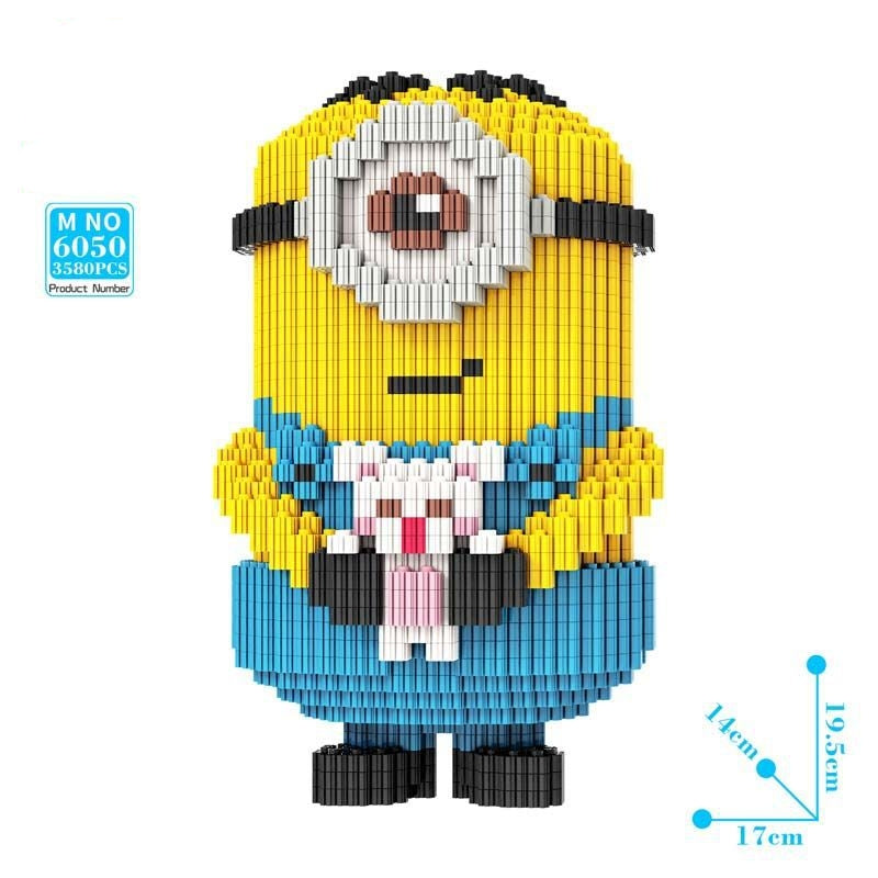 Minions Micro-Diamond Particles Building Blocks
