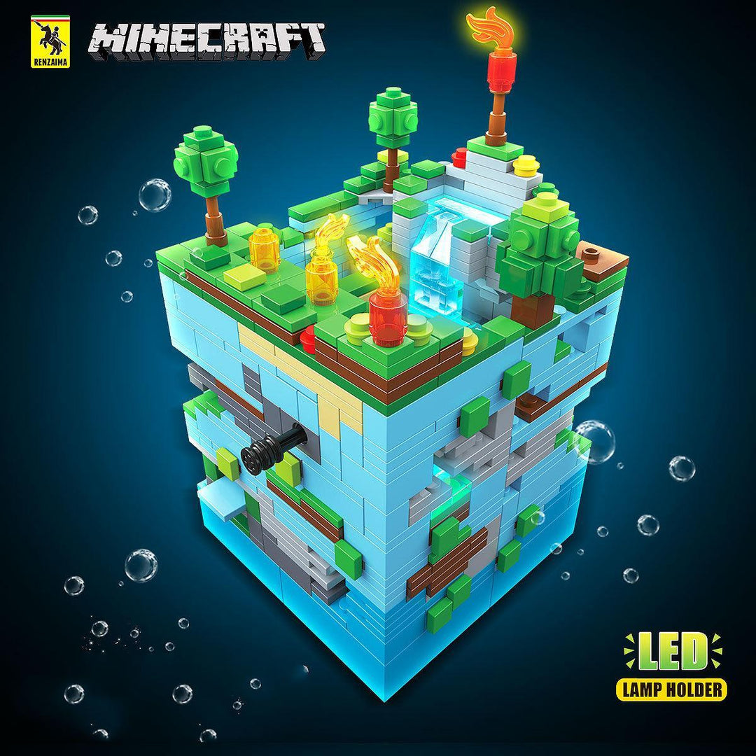 Game Minecraft Scenes Lighting Building Blocks