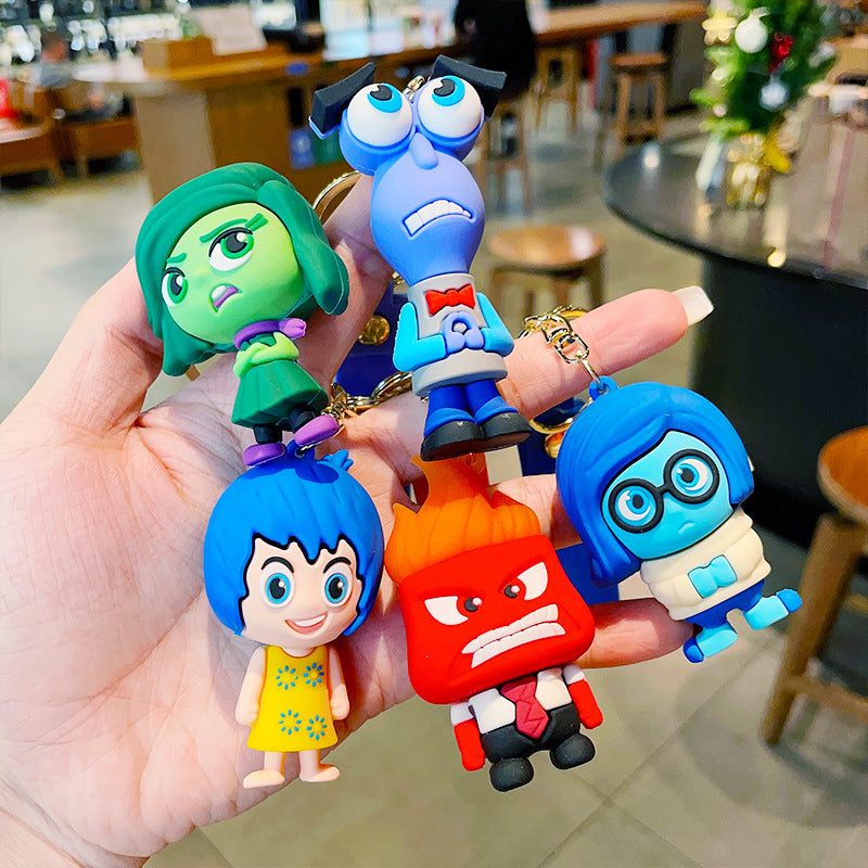 Animation Movie Inside Out Super Cute Keychain