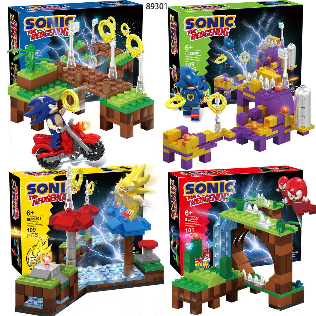 Sonic The Hedgehog 4 in 1 Building Blocks