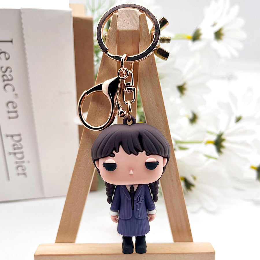 🔥Wednesday Super Cute Keychain 2pcs（Buy 1 Free 1）🔥