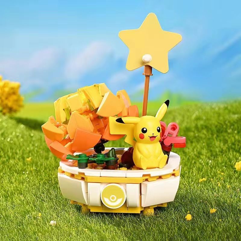 Pokemon Potted Plants Building Blocks