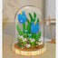 Everlasting Flower Micro-Particle Building Blocks