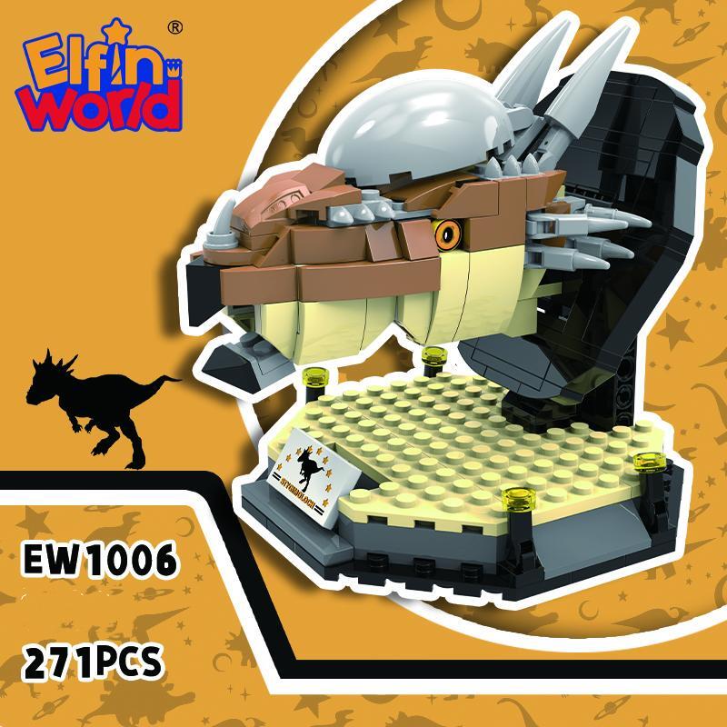 Eifinworld Jurassic Dinosaur Stygimoloch Building Blocks EW1006