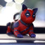 Animal Cos Deadpool&Black Panther Ornaments