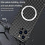 Carbon Fiber Texture Magnetic Wireless Charging iPhone Case