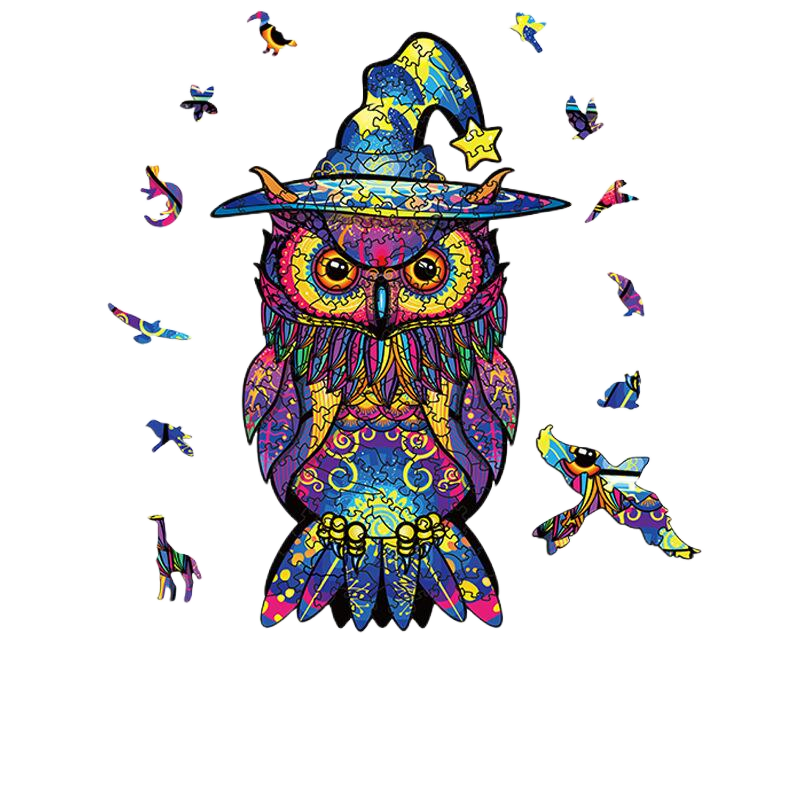 Halloween Owl 3D Wooden Puzzle