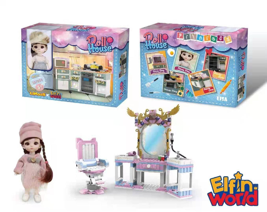 Linoos Elfin World Doll House LAURA