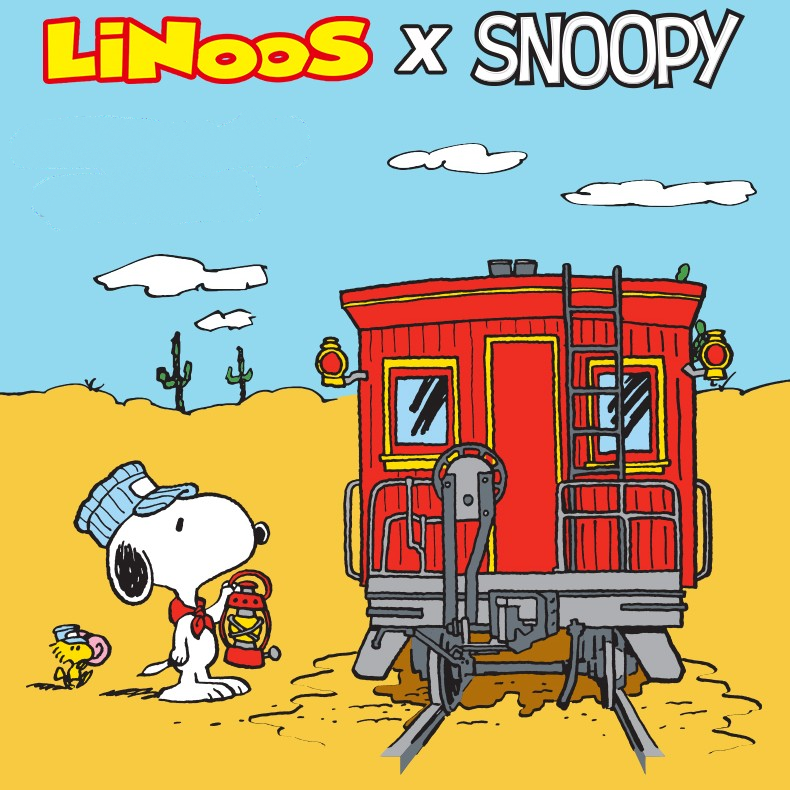 Linoos Peanuts Snoopy Dream Train Building Blocks Ln8086