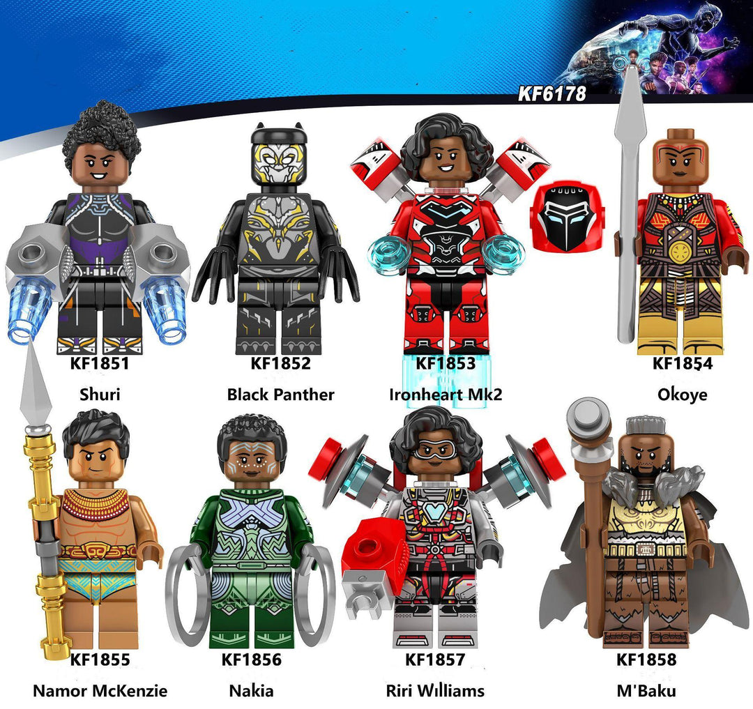 Black Panther Figure Building Blocks