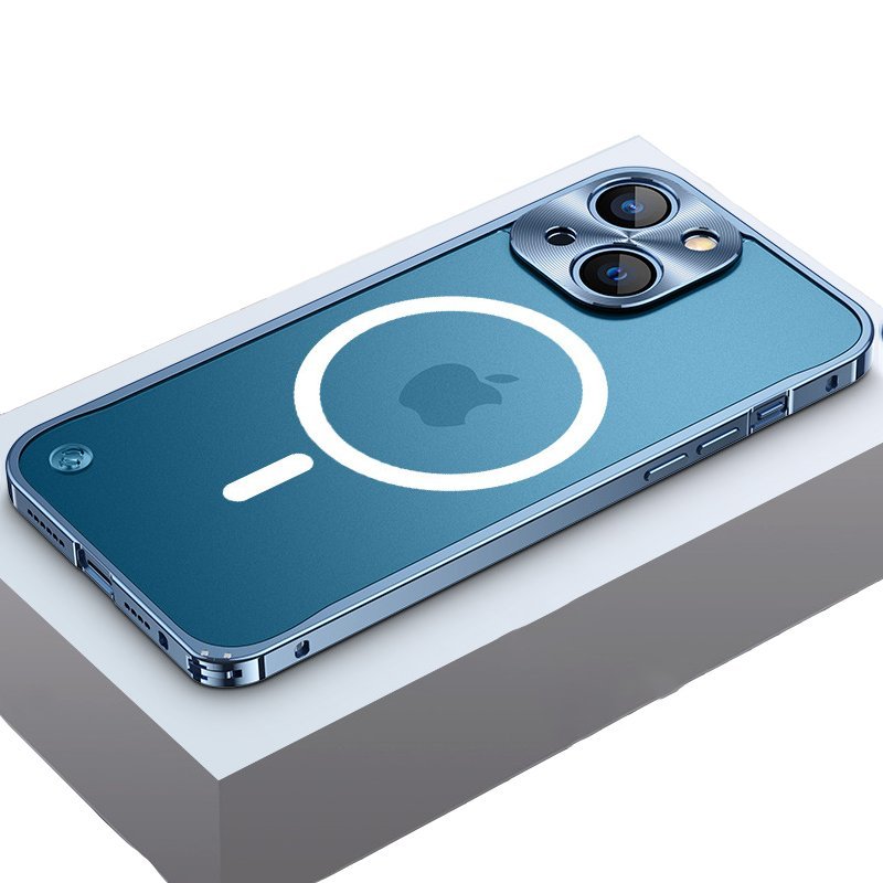 Metal Frame  Magnetic charging iPhone Case
