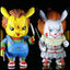 Pikachu Cos Horror Movie Character Figure