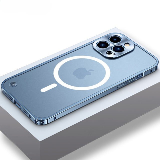 Metal Frame  Magnetic charging iPhone Case