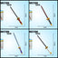 Anime Characters Samurai Sword Building Blocks