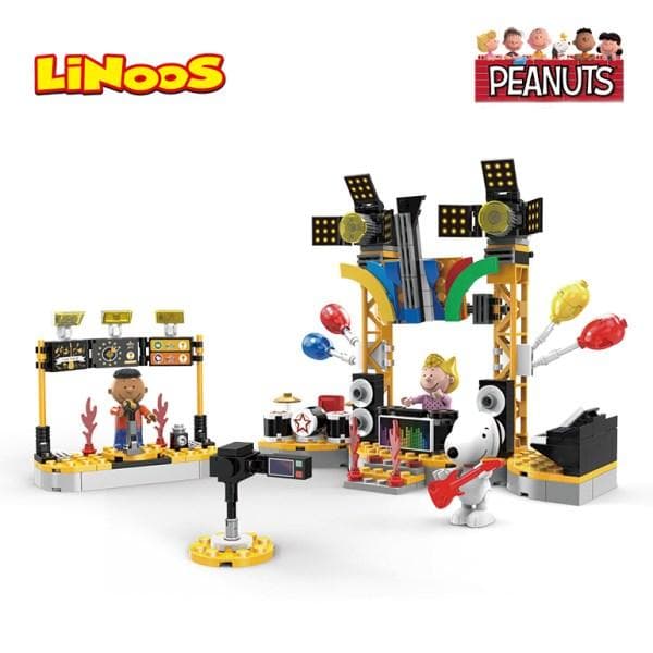 Linoos Peanuts Snoopy Street fair Building Block