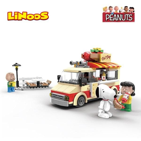 Linoos Peanuts Snoopy Street fair Building Block