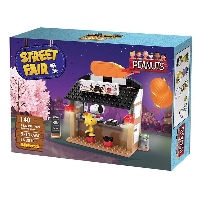 Linoos Peanuts Snoopy Street fair Building Block