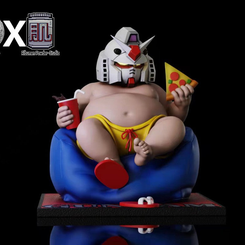 Anime "Gundam" Obese Character Model(Lightable Eyes)