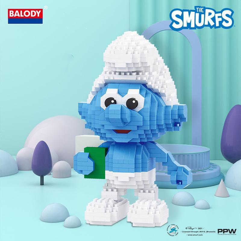 The Smurfs Micro-Diamond Particles Building Blocks