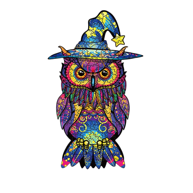 Halloween Owl 3D Wooden Puzzle