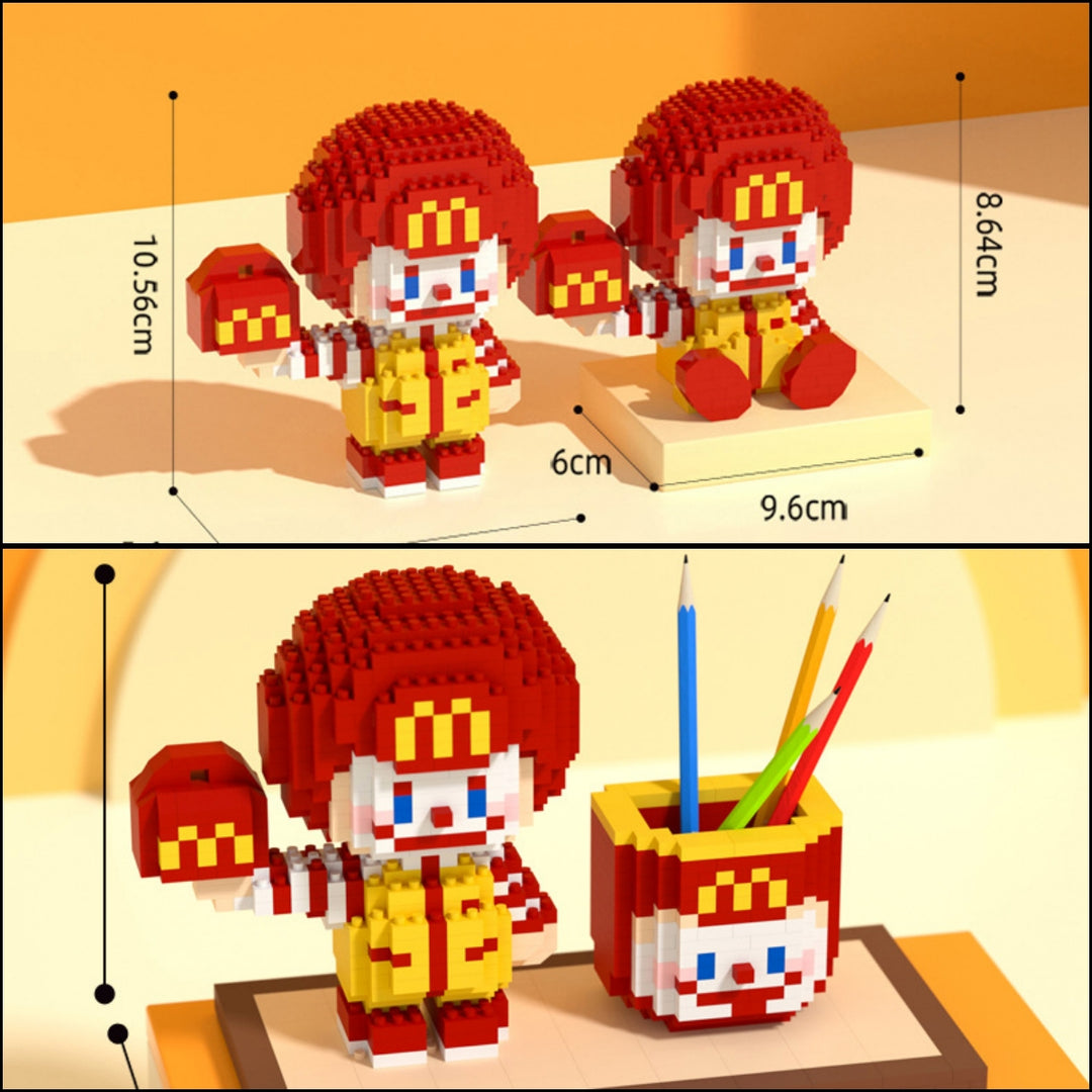 McDonald and KFC Miniature Particle Building Blocks