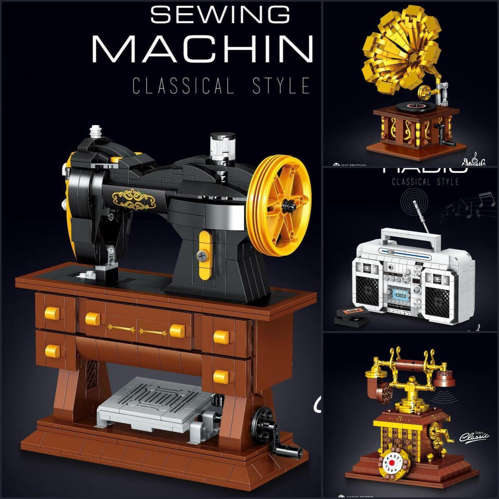 Classical Style Vintage Items Building Blocks