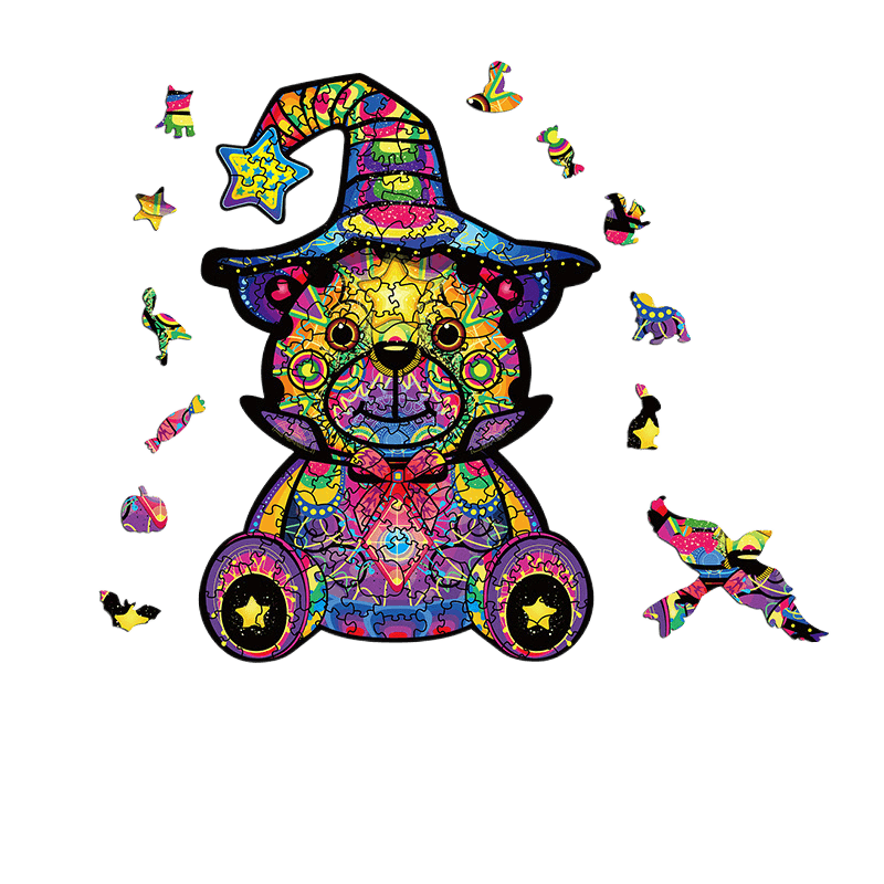 Halloween Bear 3D Wooden Puzzle