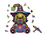 Halloween Bear 3D Wooden Puzzle